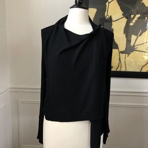 Ink Love and Peace Stitch Fix Wrap Thermal Top M